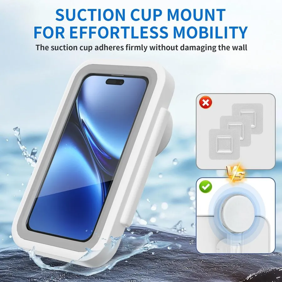 Вакуумная присоска Shower Phone Holder Waterproof-480 Rotation, High Sensitivity — фото лота 2