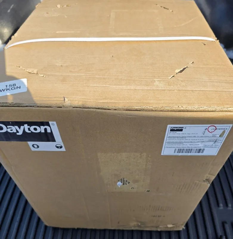Таль DAYTON 816YH9 Air Chain Hoist,Cap. 1,000 lb,15 ft