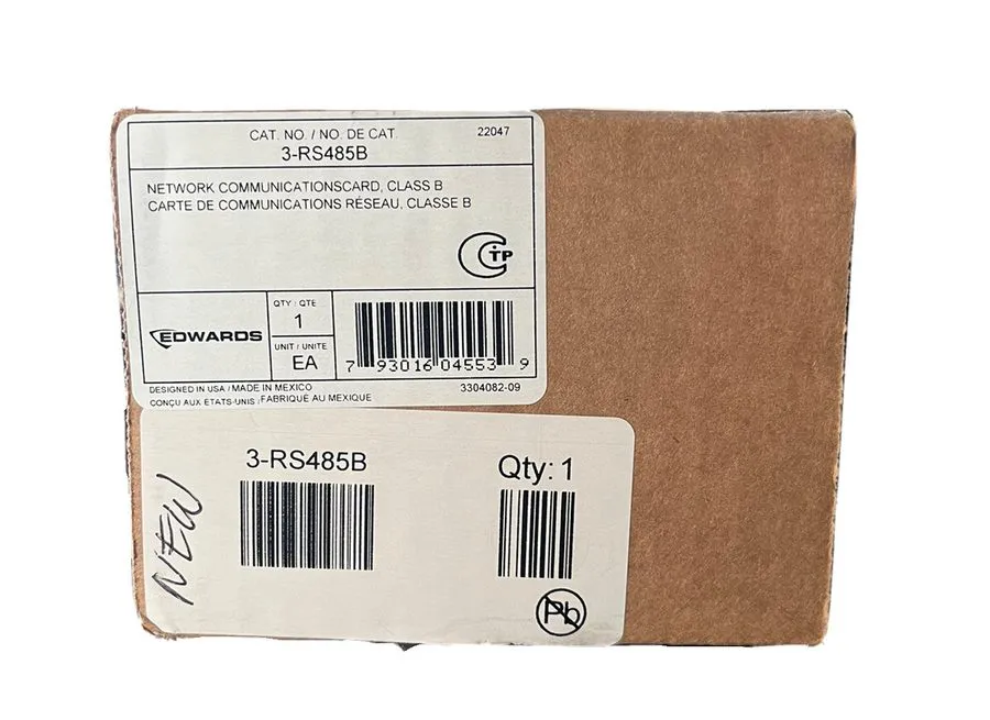 Оборудование пожарной сигнализации Edwards 3-RS485B NETWORK COMMUNICATIONS CARD 