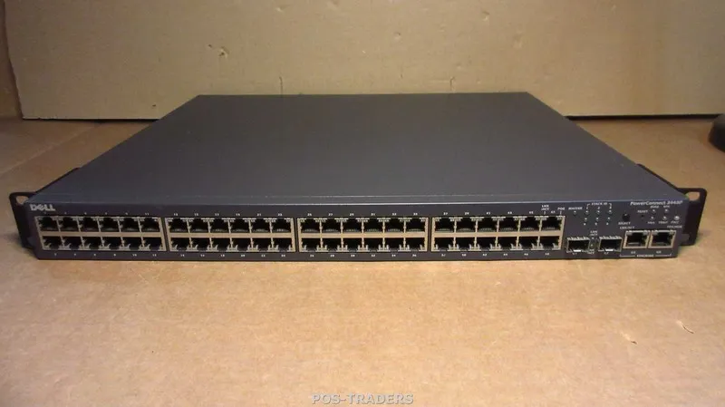 Коммутатор Dell PowerConnect 3448P 48-Port 10/100 Ethernet Switch PoE External M