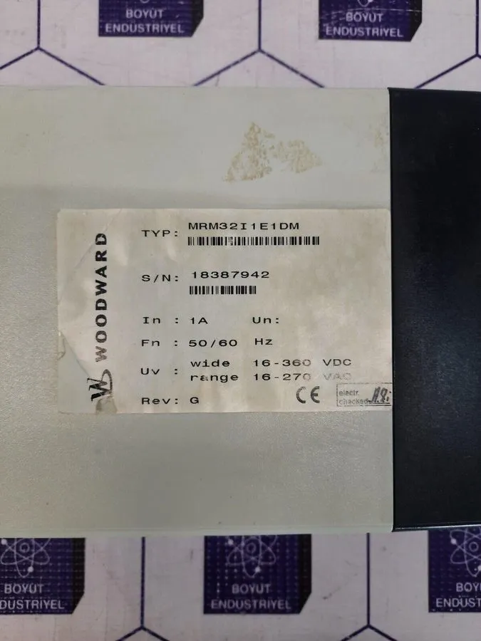 Реле защиты Woodward Seg Motor MRM3-2IE / MRM32I1E1DM REV.G Protection Relay