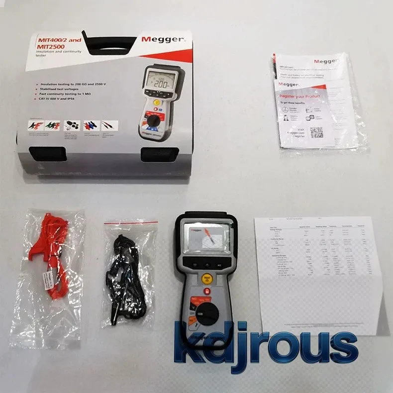 Тестер Megger MIT400/2 Insulation Resistance Tester 1000V