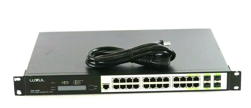 Коммутатор Luxul XMS-1024P 24-Port PoE+ Gigabit Managed Switch Rackmount