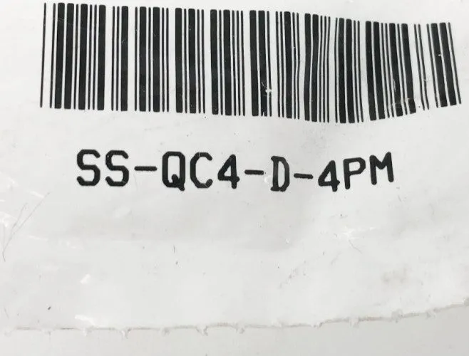 Клапан Swagelok SS-QC4-D-4PM Quick Connect 1/4” Male NPT Stem w/Valve, Stainless