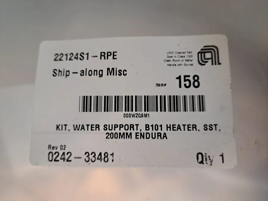 Электронный компонент Applied Materials 0242-33481 Kit Water Support B101 Heater — фото лота 1
