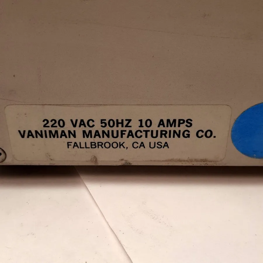 Дымоуловитель Vaniman ASPI7000 Fume Extractor Dust Collector, 1.5in OD Port, 220