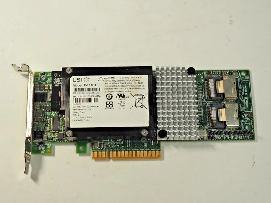 Контроллер LSI MegaRAID 9261-8i 8-port PCI-E 6Gb/s SATA/SAS RAID Controller Card