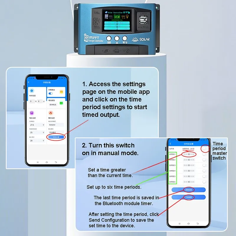 Аккумулятор 12V/24V/36V/48V/60V 60A MPPT Wind Solar Hybrid Charge Controller Pan
