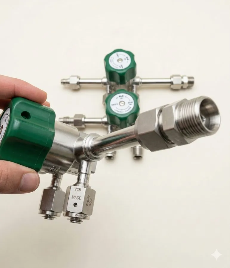 Клапан Swagelok / Nupro 6L-Eld8-11Bb Gas Diaphragm Shut-Off Valve, 316Ss Body