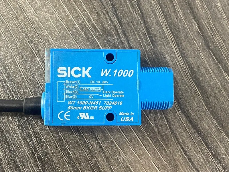 Датчик приближения Sick W. 1000 WT 1000-N451 Proximity Photoelectric Sensor 50mm