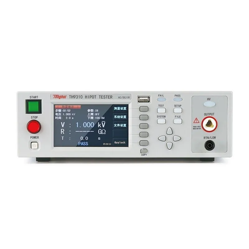 Тестер TH9310 HIPOT Tester AC DC HIPOT Tester Color LCD Screen Support Fast Disc