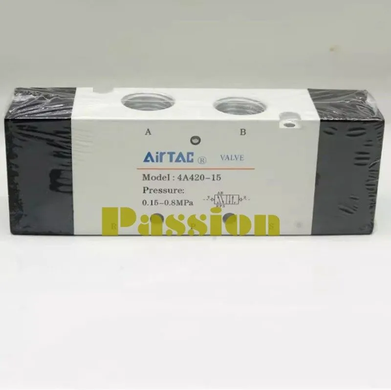 Пневмоклапан Airtac 4A420-15 Double Air Piloted Pneumatic Valve