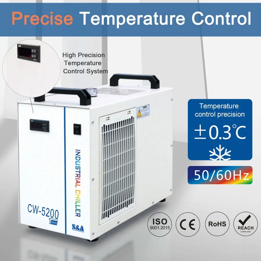 Чиллер 6L CW-5200DG Industrial Water Chiller