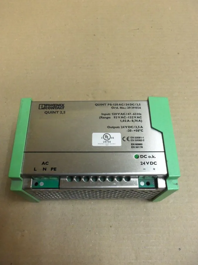 Блок питания Phoenix Contact PS-120 AC/24DC/5 2939069 DIN Rail Power Supply 24VD
