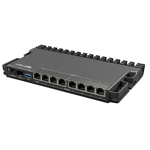 Маршрутизатор MikroTik RB5009UPr+S+IN Router 1GB RAM 7x Gigabit PoE Out 1x 2.5Gb — фото лота 1