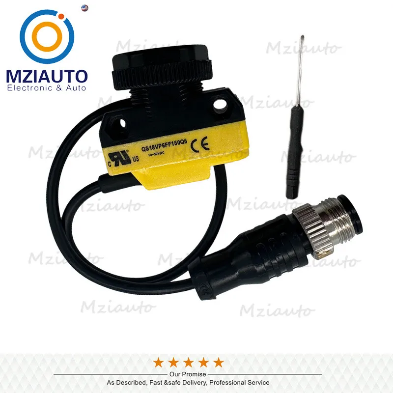 Фотоэлектрический датчик BANNER ENGINEERING QS18VP6FF150Q5 Photoelectric Sensor,