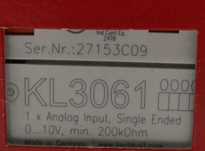 Модуль ввода-вывода Beckhoff KL3061