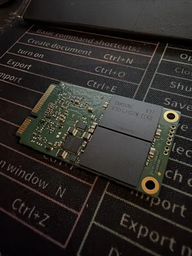 SSD-накопитель Samsung PM851 512GB mSATA SATA Internal SSD MZMTE512HMHP-000D1 MZ — фото лота 1