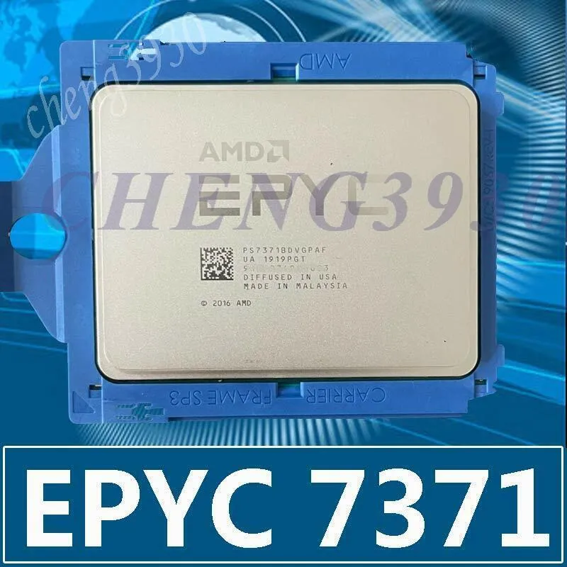 Сервер AMD EPYC 7371 3.1GHz 16Core 32Threads SP3 DDR4 Server CPU processor