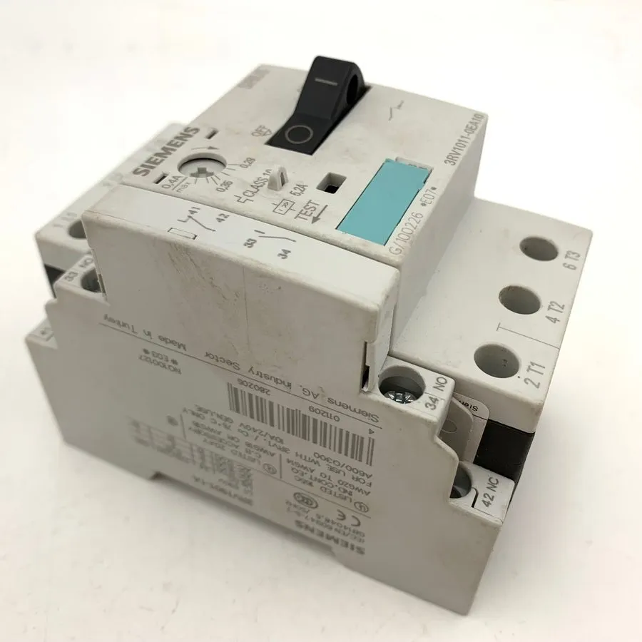 Автоматический выключатель SIEMENS SIRIUS 3RV1011-0EA10 MOTOR PROTECTION CIRCUIT — фото лота 2