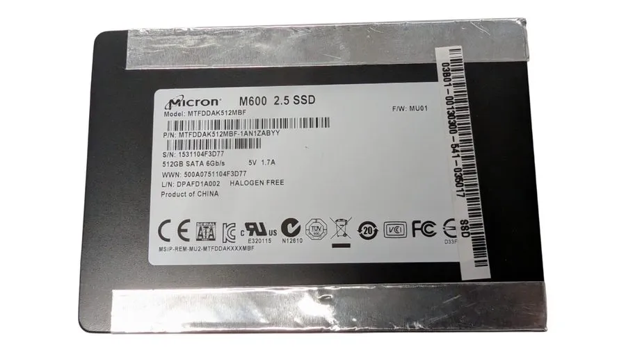 SSD-накопитель Micron M600 2.5" 512GB SSD SATA MTFDDAK512MBF Health Status Good