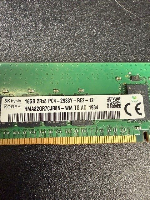 Модуль памяти HPE 16GB DDR4-2933 ECC RDIMM 2Rx8 Micron MTA18ASF2G72PDZ-2G9J3 P03