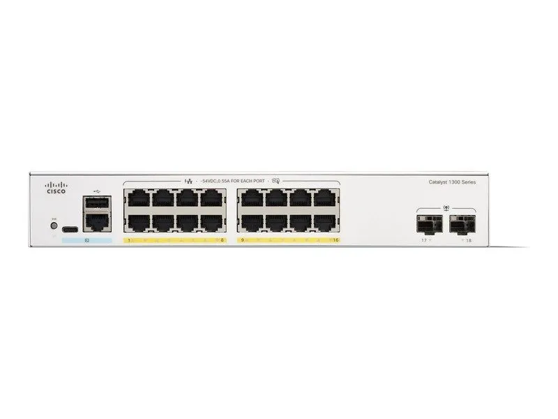Коммутатор Cisco C1300-16P-2G Switch