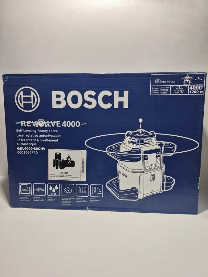 Нивелир Bosch GRL4000-80CHV 18V REVOLVE 4000 Connected Self-Leveling Rotary Lase