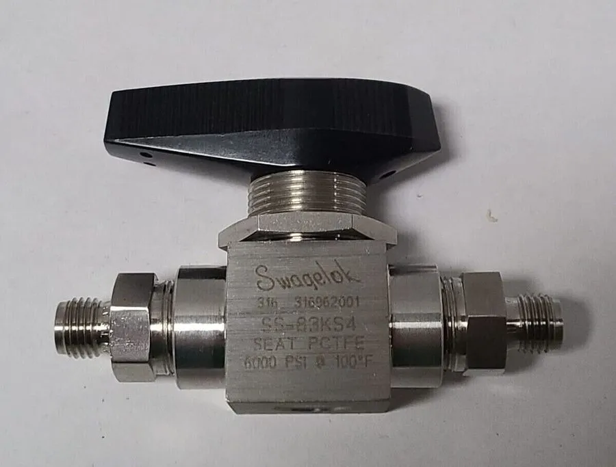 Клапан Swagelok SS-83KS4 Manual Stainless Ball Valve 1/2in NPT 6000 WOG