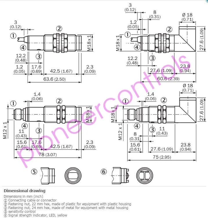 Датчик приближения SICK VTE18-3N4440 Photoelectric proximity sensor NPN