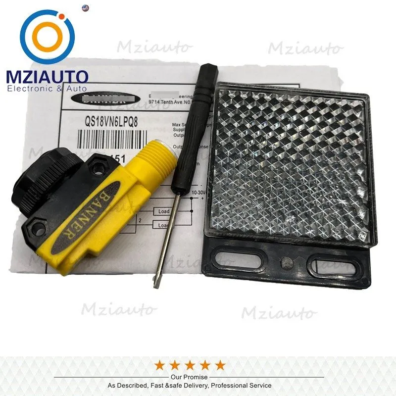 Фотоэлектрический датчик Banner QS18VN6LPQ8 Photoelectric Sensor 10-30VDC, 3500m