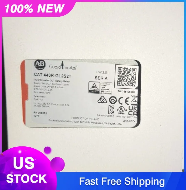 Реле безопасности Allen-Bradley 440R-GL2S2T safety relay with Time Delay Free de