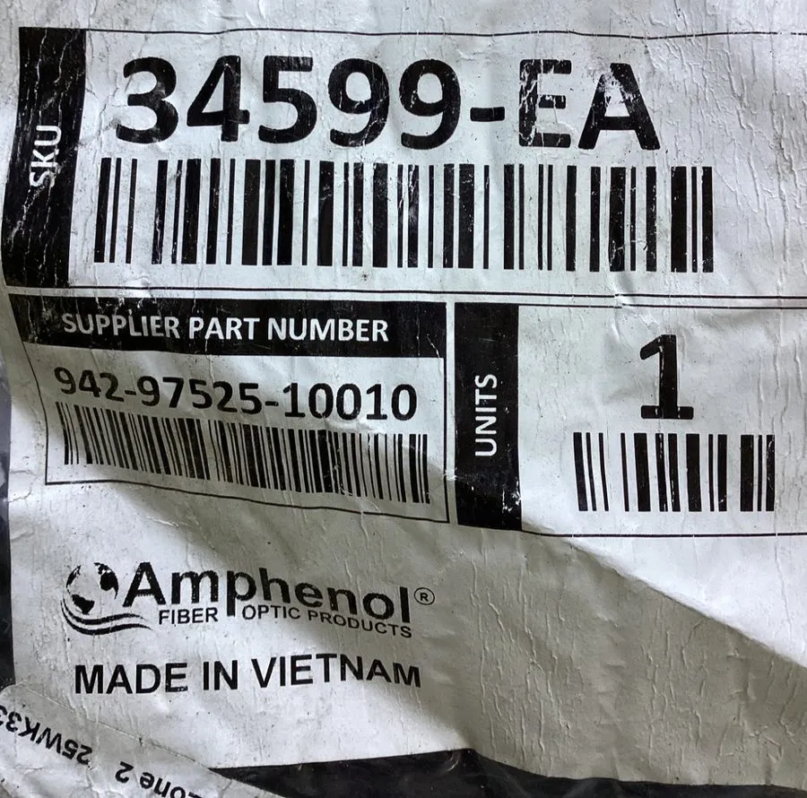 Кабель Amphenol 10M Fiber Optic Cable DFJ-2S109NE-10M ODC to LC HELIAX FTTA — фото лота 2