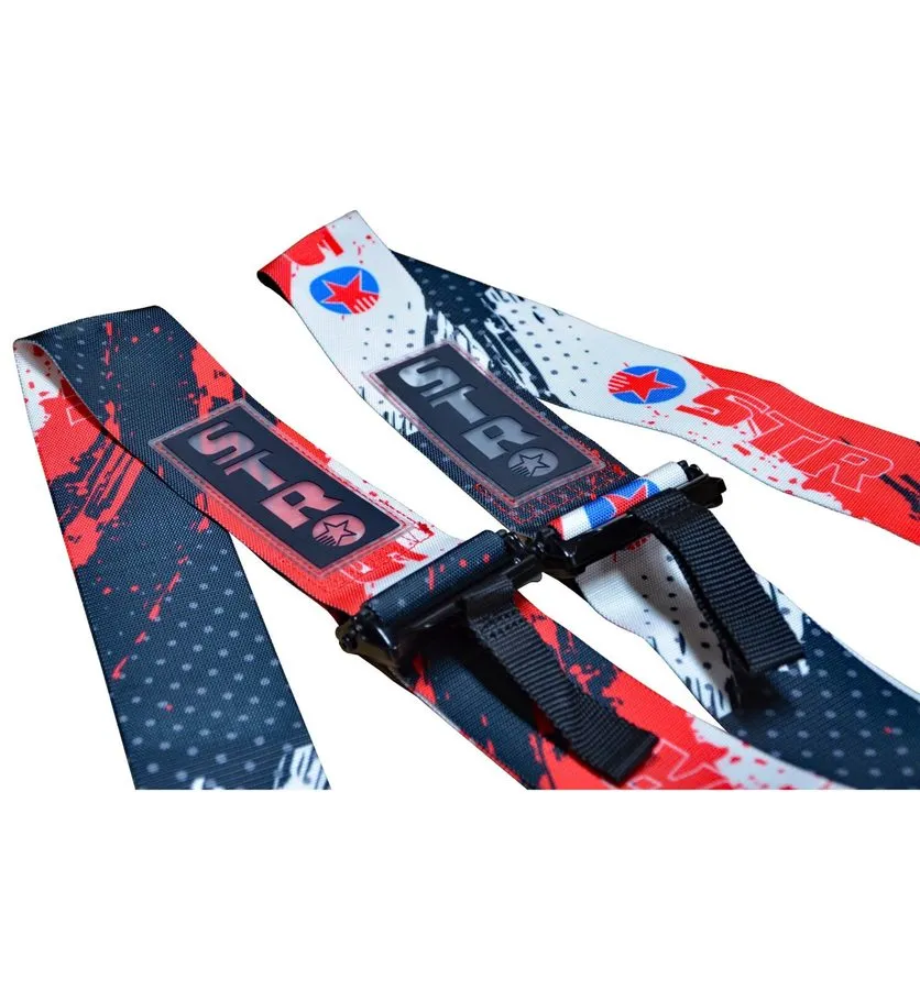Жгут проводов Nascar Race Harness 5-Point Lightweight SFI Latch Seat Belt F1 F2 