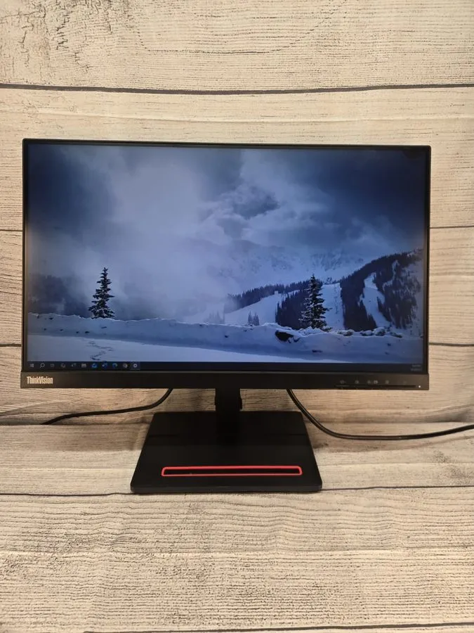 Монитор Lenovo ThinkVision S22e-20 21.5" FHD LED Monitor HDMI VGA 1080p — фото лота 2