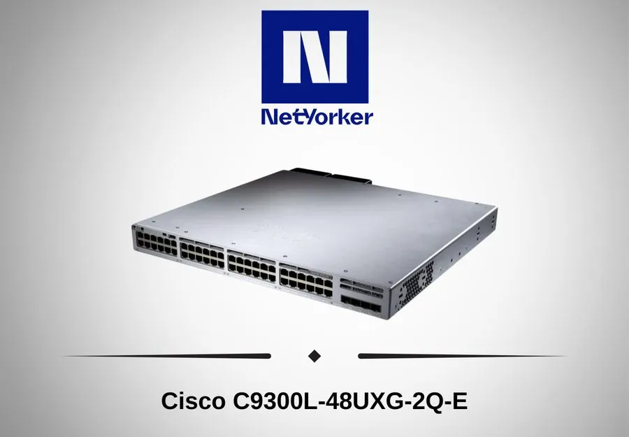 Коммутатор Cisco C9300L-48UXG-2Q-E 48 Port 36xUPOE 12x10Gb 4x10Gb SFP+ Network S