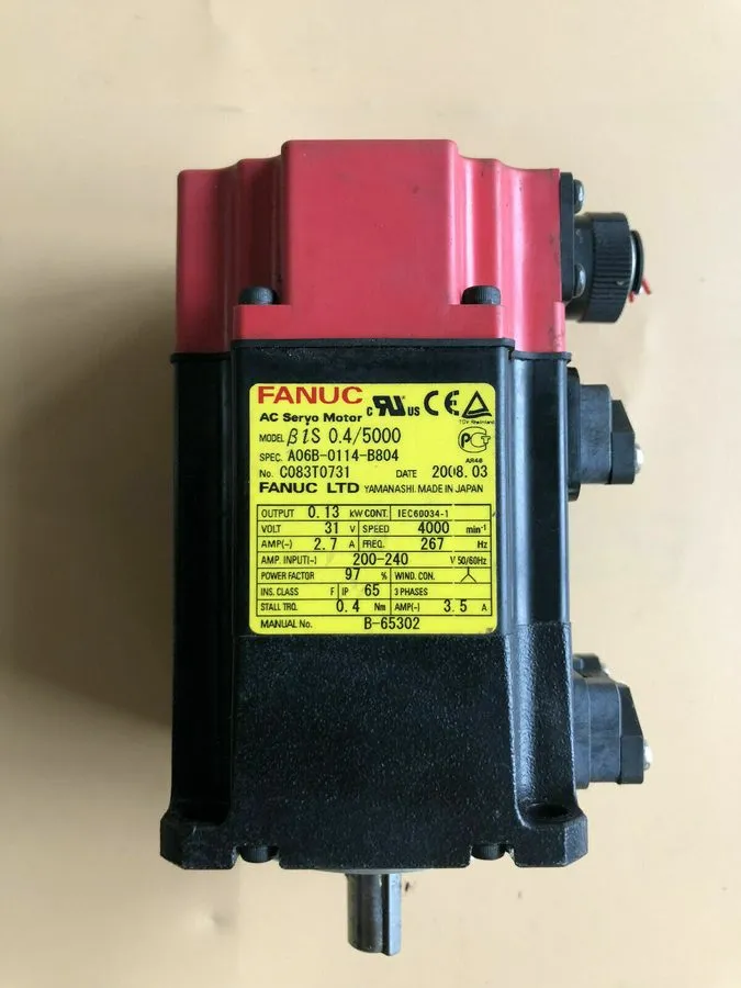 Серводвигатель Fanuc AC Servo Motor BiS 0.4/5000 A06B-0114-B804