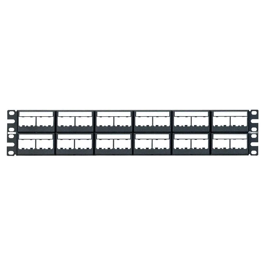 Патч-панель Panduit Cppl48wbly Patch Panel,Mini-Com,Rack Mt,48 Port