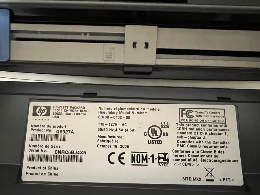 Лазерный принтер HP LaserJet 1320 Q5927A Duplex Mono Laser Printer 16MB 69K Page