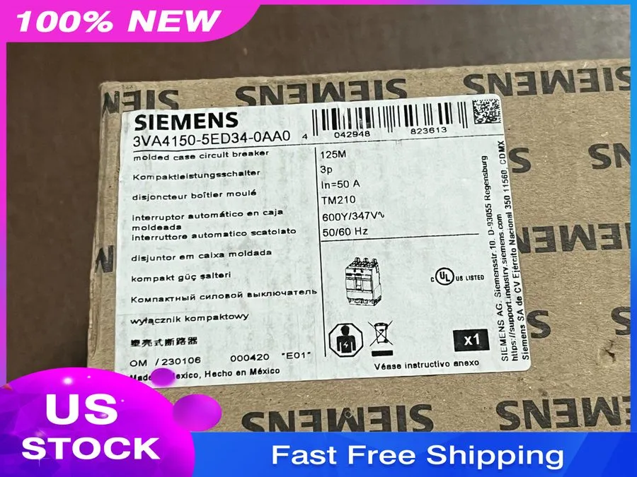 Автоматический выключатель Siemens 3va4150-5ed34-0aa0 50amp circuit breaker type