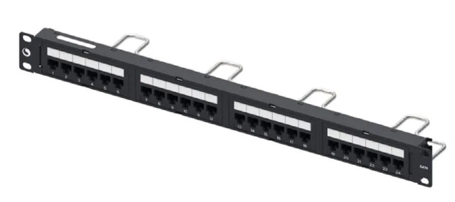 Патч-панель COMMSCOPE UNIPRISE UNP-6-DM-1U-24 760180042 RJ45 24 Port Patch Panel