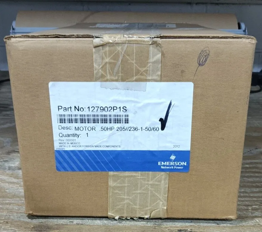 Электродвигатель Liebert 1/2HP 205/236-1-50/60 Motor: 127902P1S