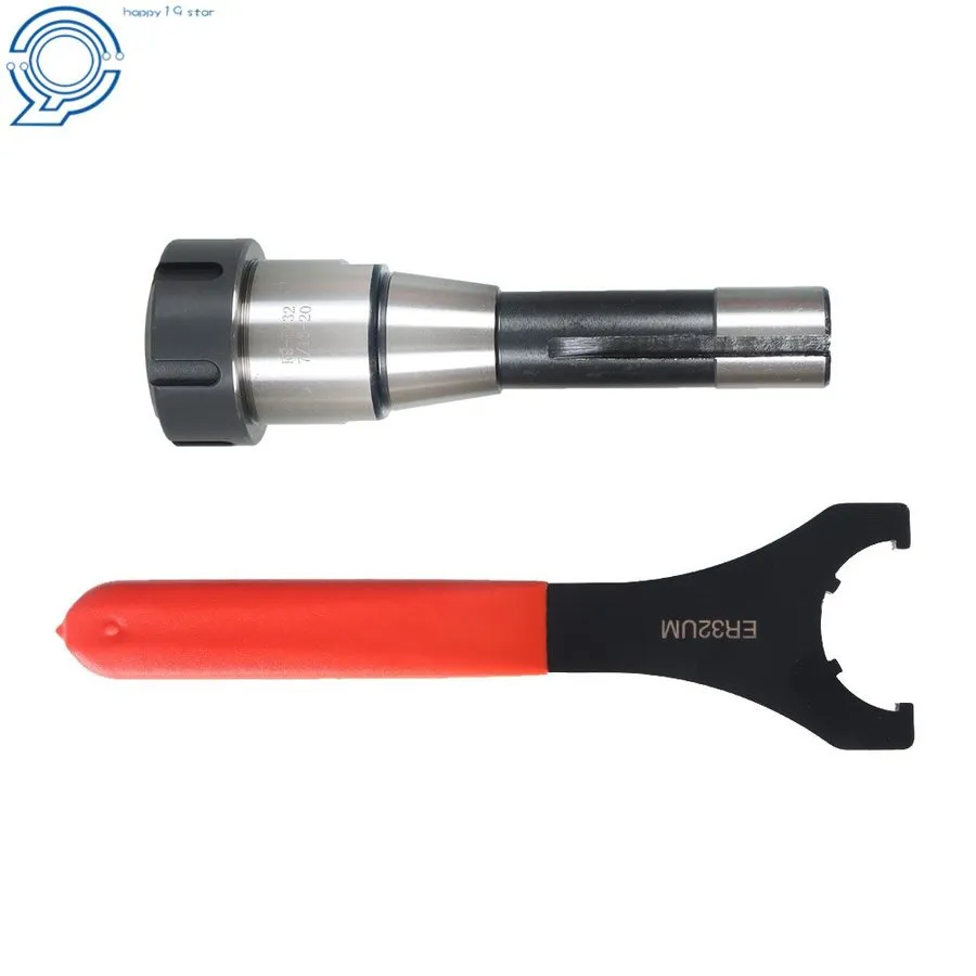 Патрон ER32 R8 7/16" Thread Collet Chuck Holder Fixed CNC Lathe+25-45 Spanner