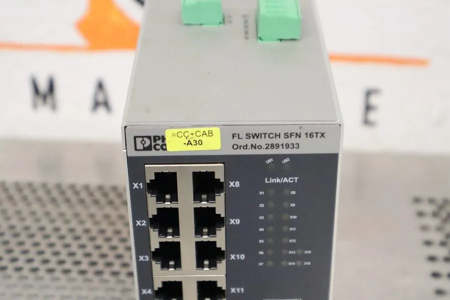 Коммутатор Phoenix Contact Industrial Ethernet Switch 2891933 FL SWITCH SFN 16TX — фото лота 2