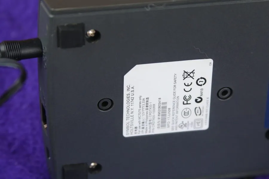 Терминал сбора данных Symbol Motorola Zebra CRD7X00-1 Cradle MC70 75 Charger Doc — фото лота 2