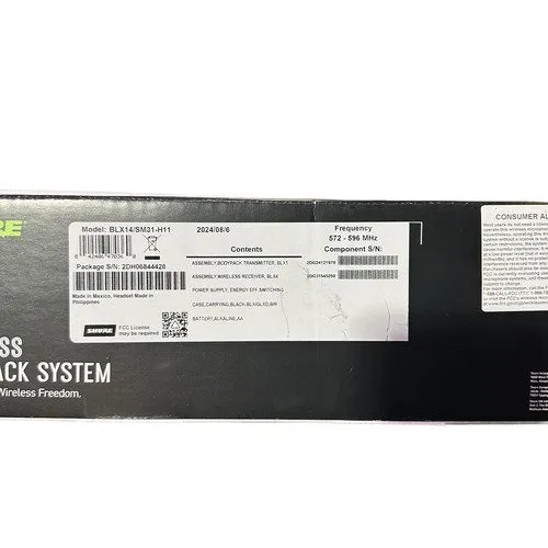 Радиосистема Shure BLX14/SM31 Wireless Headworn Microphone System 300ft H11 Band