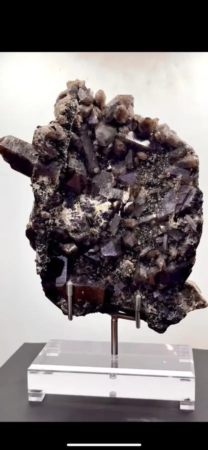 Лабораторный прибор 11.44LB Natural Amethyst cluster quartz crystal Raw mineral 