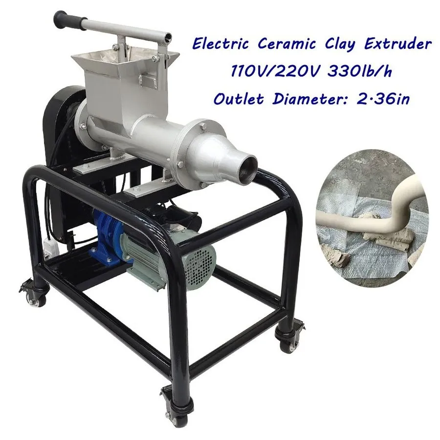 Оборудование ЧПУ 110V/220VElectric Ceramic Clay Extruder Pug Mill Ceramic Clay M
