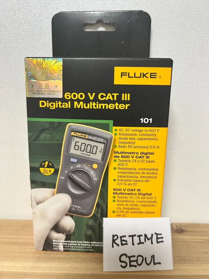 Тестер Fluke 101 Basic Digital Multimeter Pocket Portable Mini Tester Auto Range