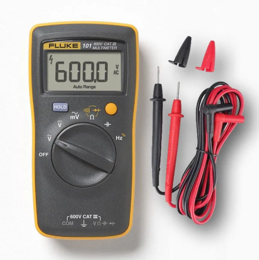 Мультиметр FLUKE 101 Basic Digital Multimeter Pocket Portable Meter AC DC Volt T — фото лота 1